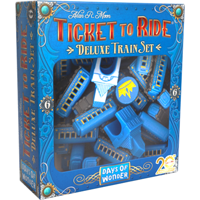 Ticket to Ride 20° Anniversary Deluxe Train Set Blue