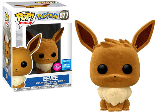 Funko Pop Pokemon - 577 Eevee Flocked