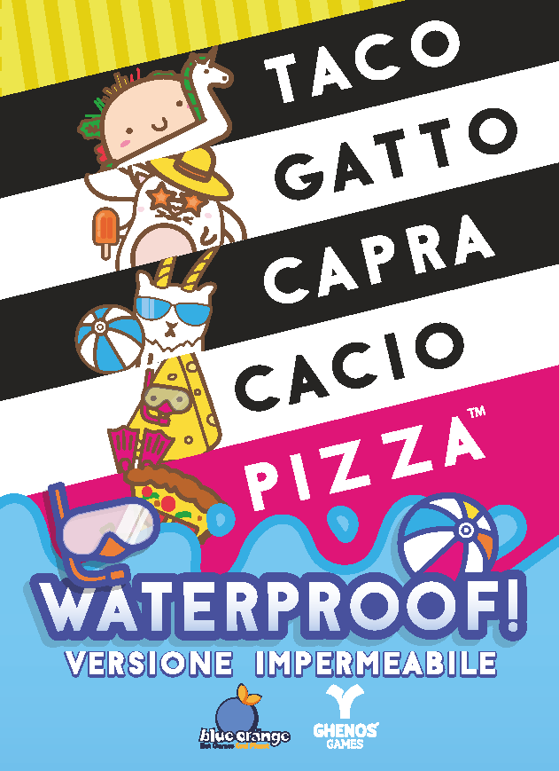 Taco Gatto Capra Cacio Pizza - Waterproof