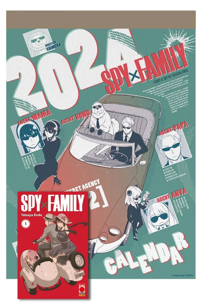 Spy x Family Calendar 2025 con Variant Il Folletto