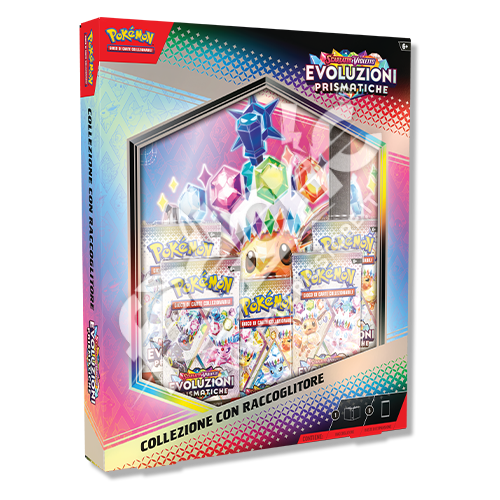 Pokemon Collezione Evoluzioni Prismatiche con Raccoglitore