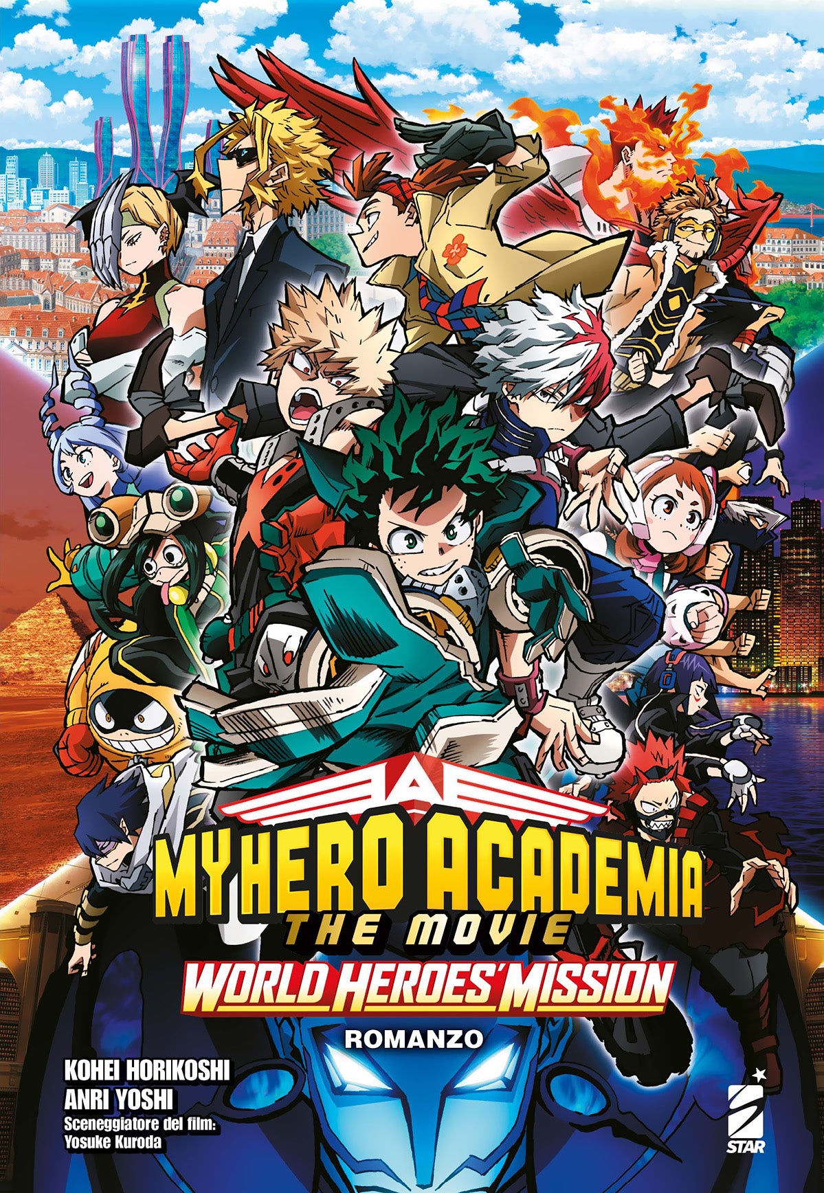 My Hero Academia - World Heroe's Mission Romanzo