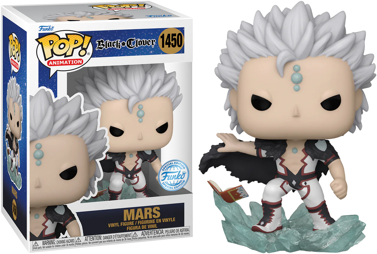 Funko Pop Black Clover - 1450 Mars with Book (Special Edition)
