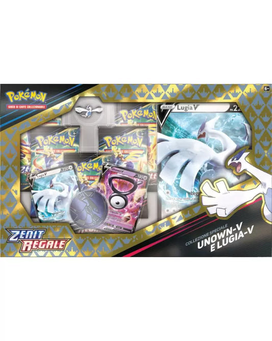 Pokemon Collezione Unown-V e Lugia-V Zenit Regale