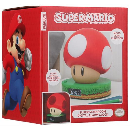 Super Mario - Super Mushroom Digital Alarm Clock