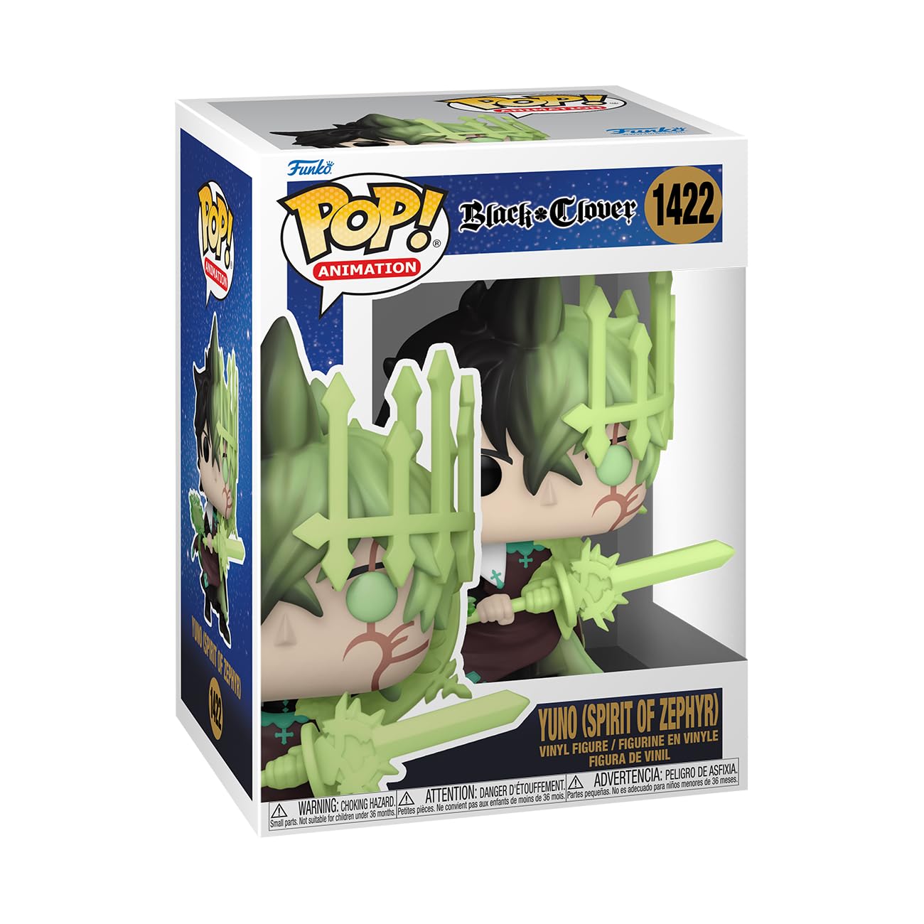 Funko Pop Black Clover - 1422 Yuno (Spirit of Zephyr)