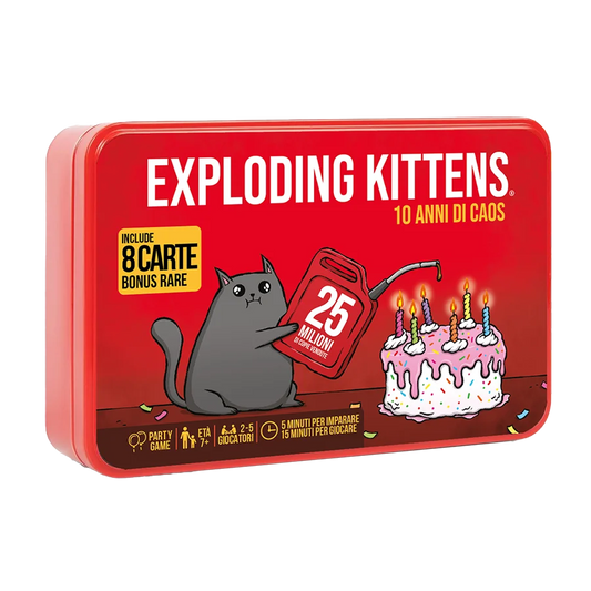 Exploding Kittens 10 Anni di Caos