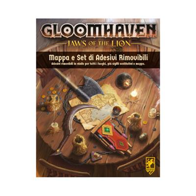 Gloomhaven - Jaws of the Lion (Mappa e Adesivi Rimovibili)