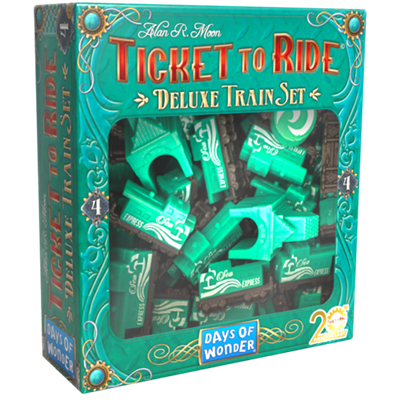 Ticket to Ride 20° Anniversary Deluxe Train Set Green