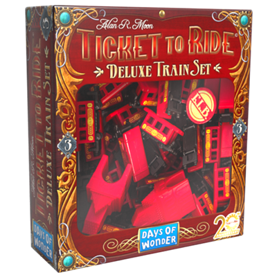 Ticket to Ride 20° Anniversary Deluxe Train Set Red