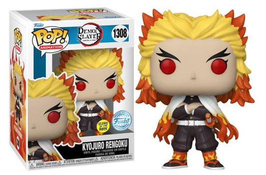 Funko Pop Demon Slayer - 1308 Kyojuro Rengoku (Glow in the Dark)