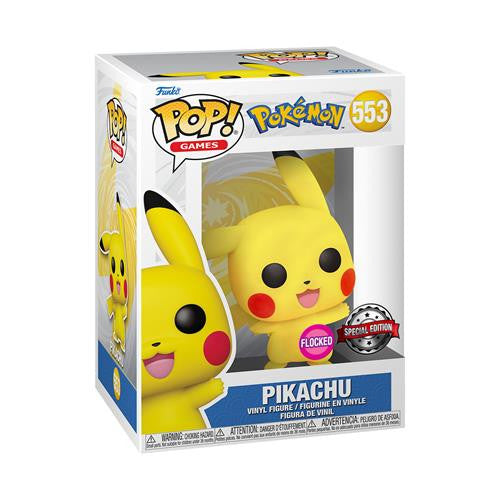 Funko Pop Pokemon - 553 Pikachu Flocked