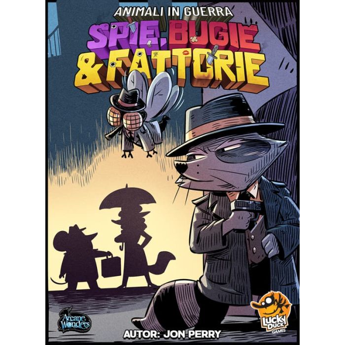 Lucky Duck Games - Animali in Guerra - Spie Bugue & Fattorie | Versione Italiana | Gioco da Tavolo | Età 10+ | 2 Giocatori | 20 minuti