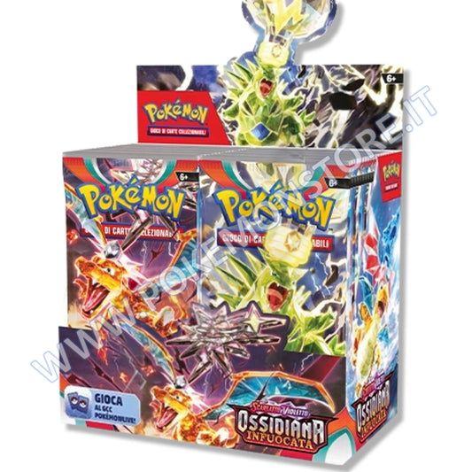 Pokemon Scarlatto e Violetto Ossidiana Infuocata - Booster