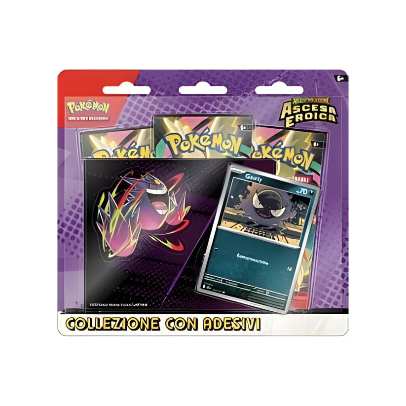 Pokemon Collezione Ascesa Eroica con Adesivi