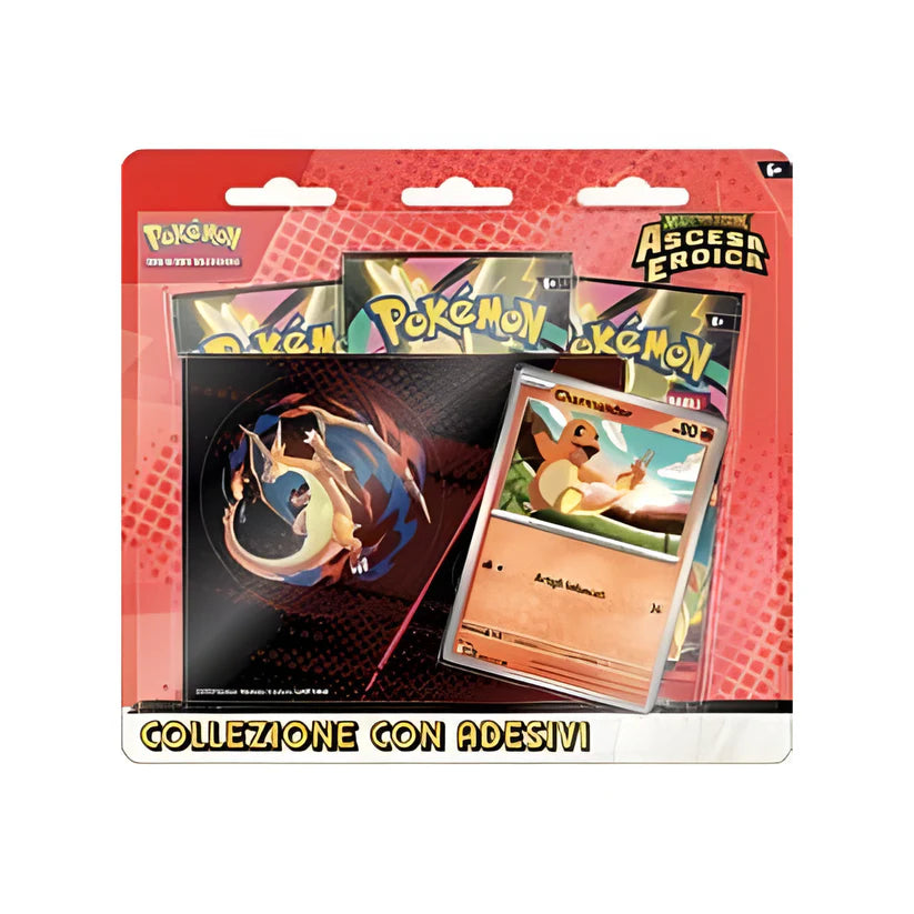 Pokemon Collezione Ascesa Eroica con Adesivi