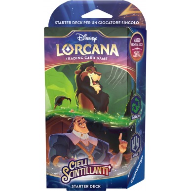 Disney Lorcana Cieli Scintillanti - Starter Deck Scar/Kronk