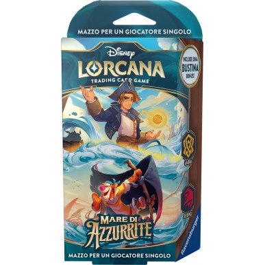Disney Lorcana Il Mare di Azzurrite - Starter Deck Jim Hawkins/Tigro