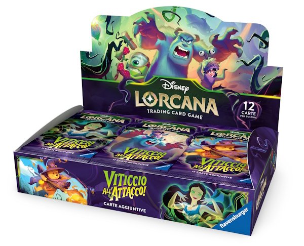 Disney Lorcana Viticcio all'Attacco - Booster Box