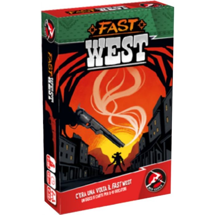 Red Glove - Fast West - Party Game Western Per 2-10 Giocatori - Durata 15 Minuti - Gioco Di Carte - 6