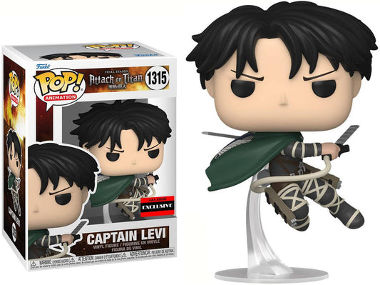Funko Pop Attack on Titan - 1315 Levi Captain Special Edition