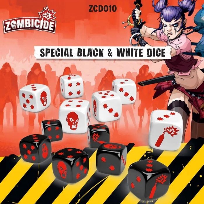 Zombicide 2nd Edition - Special Black & White Dice