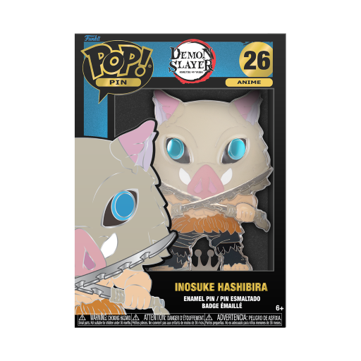 Pop Large Pin Demon Slayer - 26 Inosuke